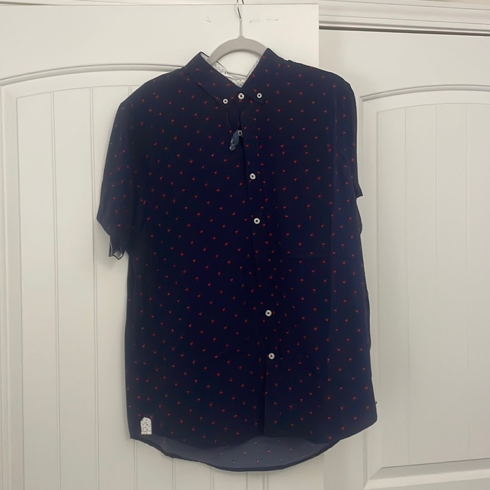 NWT Heritage Men’s Flamingo light weight polo. Size XL